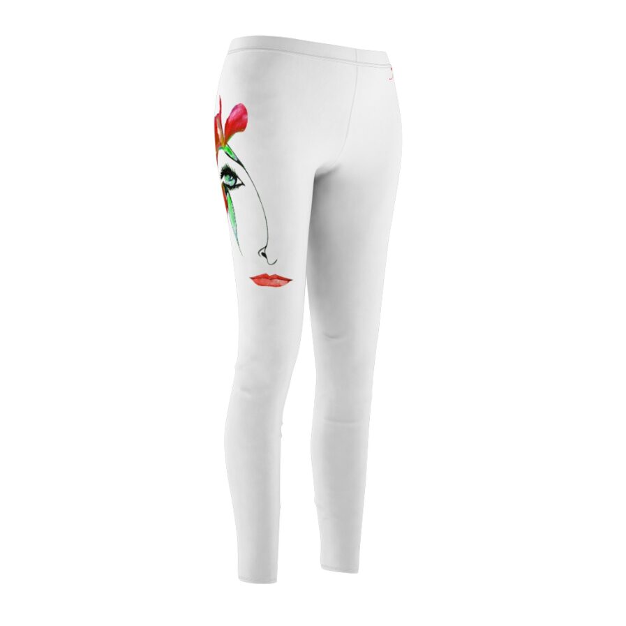 Women's Cut & Sew Casual Leggings - Image 4